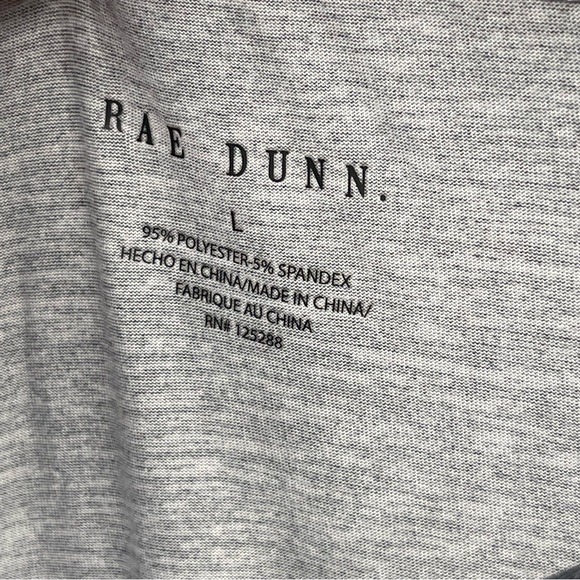 RAE DUNN Joy Peace Love Long Sleeve Shirt Size Large L NEW - Picture 5 of 7